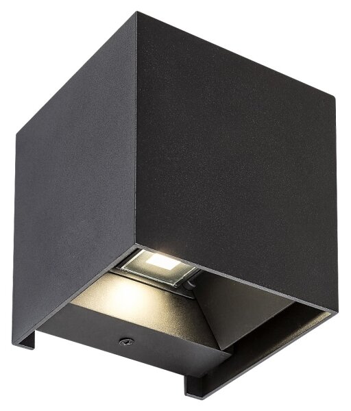 Rabalux 7396 - Vonkajšie nástenné svietidlo SOLIN 1xG9/42W/230V IP54 čierna