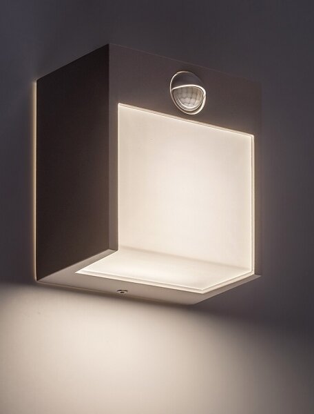 Rabalux 7479-LED Vonkajšie nástenné svietidlo so senzorom BALIMO LED/12W/230V IP44