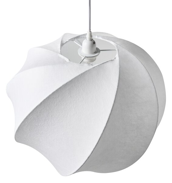 Závesná lampa biela umelý hodváb na strop moderný štýl obývacia izba jedáleň spálňa
