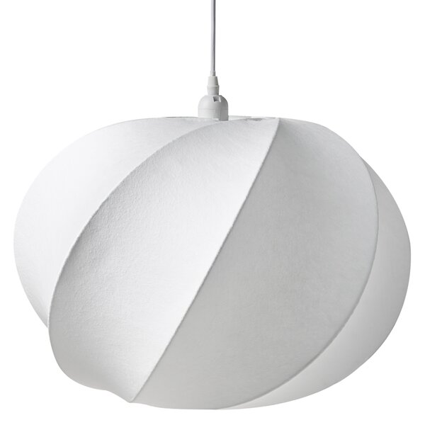 Závesná lampa biela umelý hodváb na strop moderný štýl obývacia izba jedáleň spálňa