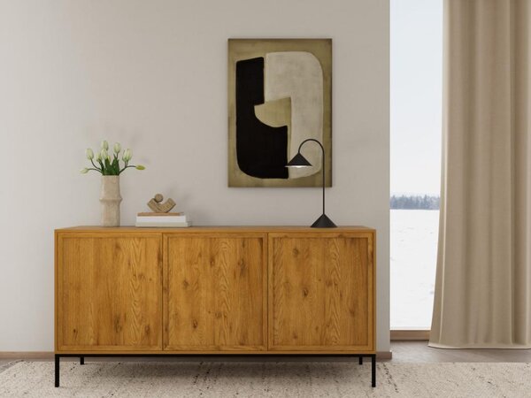 Actona Komoda Palmdale 158 cm dub divoký/černý