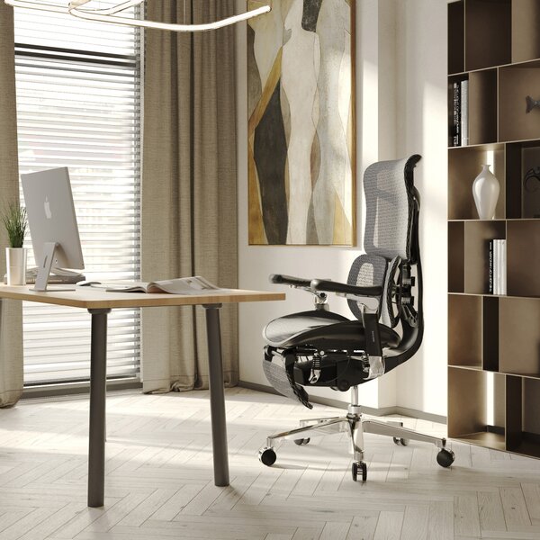 Ergonomické kancelárske kreslo V-Kinetic, čierne