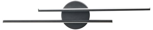 Obrazové a zrkadlové LED svietidlo čierne kov akryl spálňa obývacia izba kúpeľňa zrkadlová lampa minimalistický dizajn