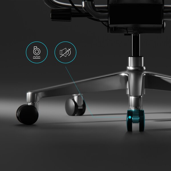 Ergonomické kancelárske kreslo V-Kinetic, čierne