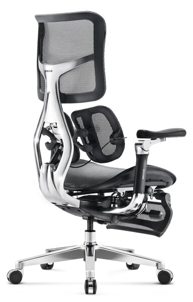 Ergonomické kancelárske kreslo V-Kinetic, čierne