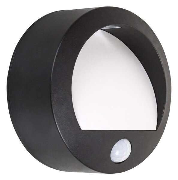 Rabalux 7969 - LED Vonkajšie nástenné svietidlo so senzorom AMARILLO LED/1,5W/3xAA IP44 čierna