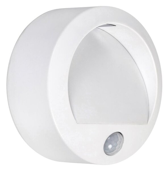 Rabalux 7980 - LED Vonkajšie nástenné svietidlo so senzorom AMARILLO LED/1,5W/3xAA IP44 biela