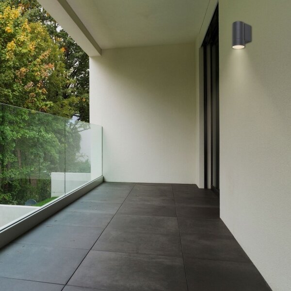 Rabalux 8118 - Vonkajšie nástenné svietidlo PHOENIX 1xGU10/10W/230V IP54 šedá