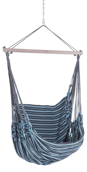 Chico Závesné kreslo odolné voči poveternostným vplyvom Grey Turquoise Závesné kreslo