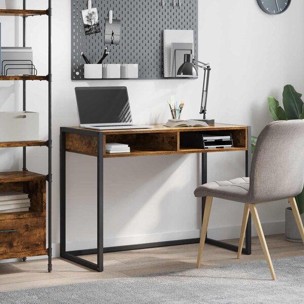Maison Exclusive – Písací stôl, materiál: drevotrieska, farba: dymová, rozmer: 100 x 50 x 75 cm