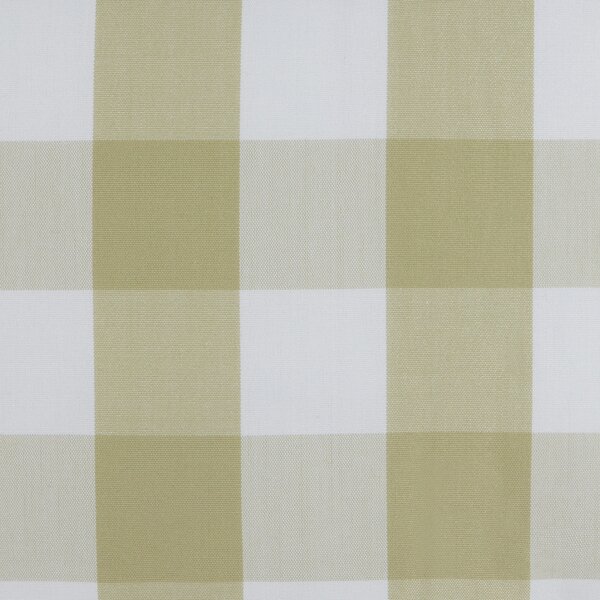 Dekoratívny vankúš zelená látka 40 x 60 cm károvaný vzor štýl chaty textil doplnky