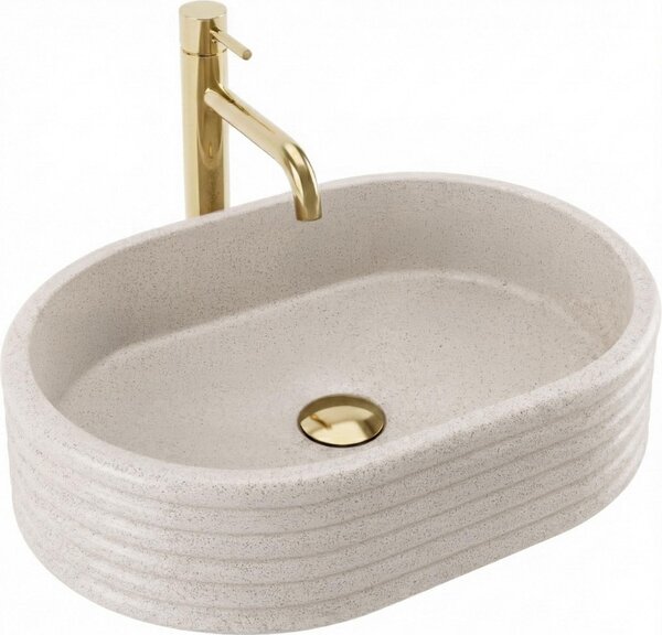Umývadlo Na Dosku Rea Nicoletta Beige