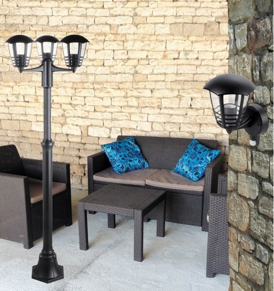 Rabalux 8569 - Vonkajšia lampa MARSEILLE 3xE27/60W/230V IP44 1,81 m