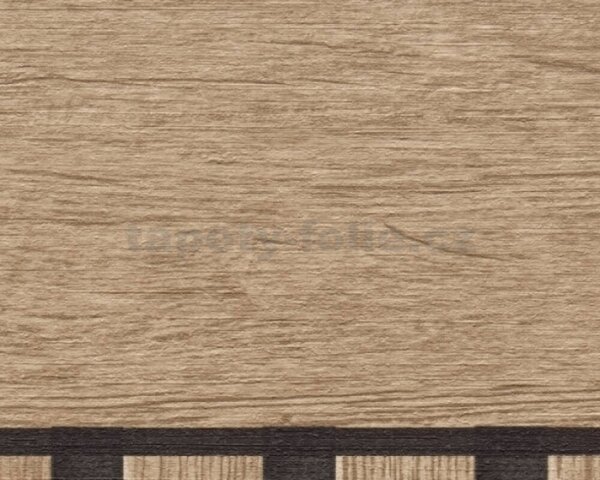 Vliesové fototapety - stenový panel 39744-4, rozmer 500 cm x 106 cm, lamely dub hnedý, A.S. Création