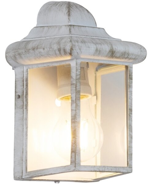 Rabalux 8753 - Vonkajšie nástenné svietidlo NORVICH 1xE27/60W/230V IP43 biela