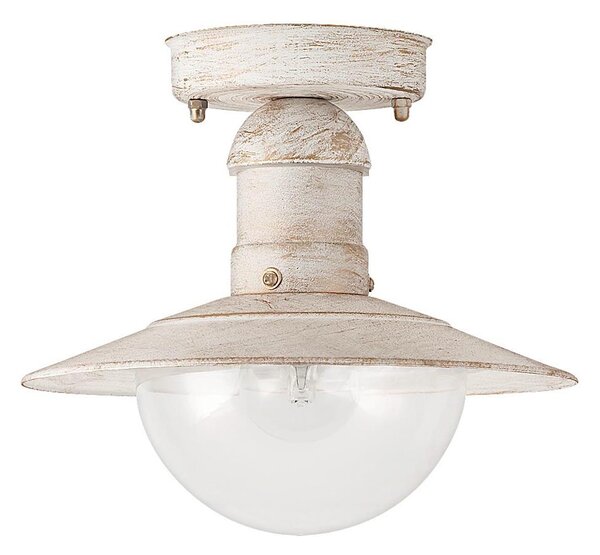 Brilagi - Vonkajšie stropné svietidlo MOLDE 1xE27/60W IP44 biela/patina