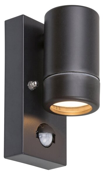 Rabalux 8834 - Vonkajšie nástenné svietidlo so senzorom MEDINA 1xGU10/10W/230V