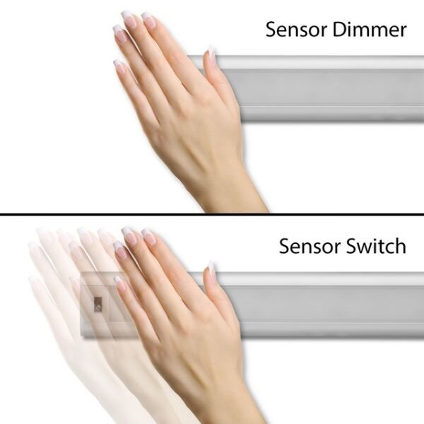 LED Stmievateľné podlinkové svietidlo so senzorom LED/5W/12/230V
