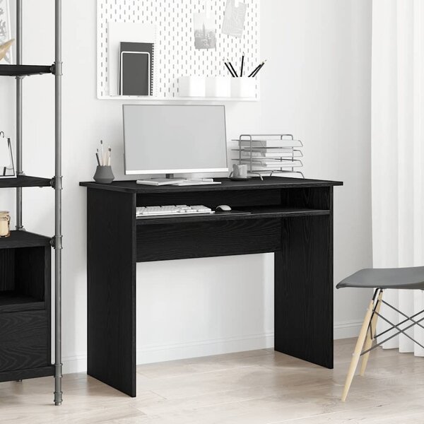 Maison Exclusive - písací stôl ierny dubový vzhad 90x50x74 cm drevený materiál