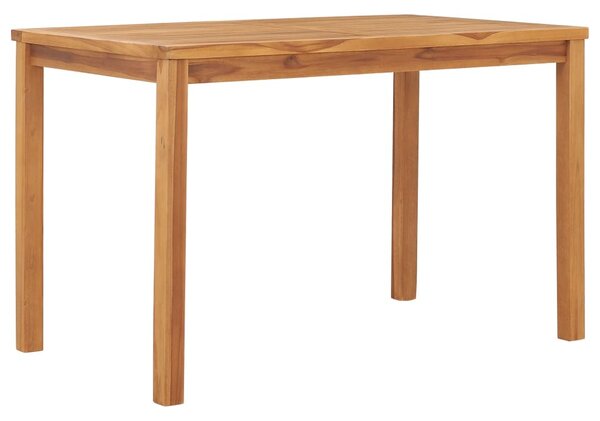 Maison Exclusive - Záhradný jedálenský stôl 120x70x77 cm Masívne drevo Teak