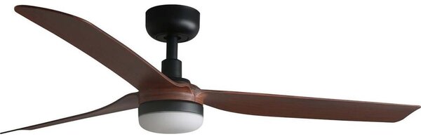 FARO 33817WT1S-LED Stmievateľný ventilátor PUNT M 18 W/230 V CCT, priemer 132 cm, hnedá/čierna WT+DO