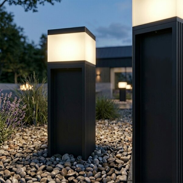 Vonkajšia lampa VESPER 1xG9/5W/230V IP54 30 cm čierna