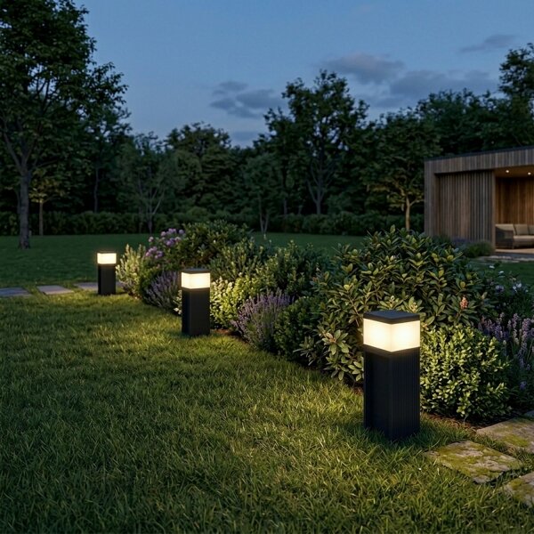 Vonkajšia lampa VESPER 1xG9/5W/230V IP54 30 cm čierna