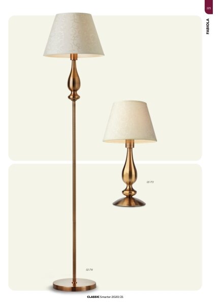 Redo 02-714 - Stojacia lampa FABIOLA 1xE27/42W/230V