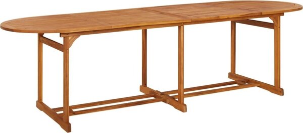 Maison Exclusive - Záhradný jedálenský stôl 280x90x75 cm masívne akáciové drevo