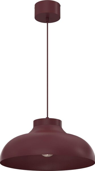 Luster na lanku BASCA 1xE27/15W/230V bordový