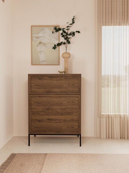Actona Komoda Palmdale 80 cm dub kouřový