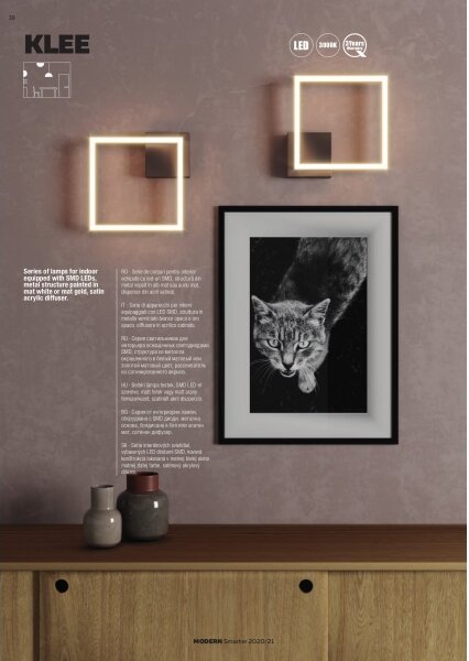 Redo 01-1642 - LED Stmievateľné stropné svietidlo KLEE LED/57W/230V biela