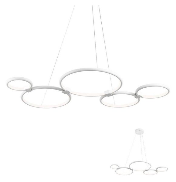 Redo 01-1742 - LED Luster na lanku RADIUS LED/45W/230V biela