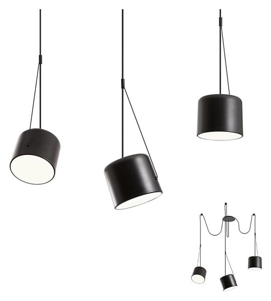 Redo 01-1826 - Luster na lanku DODO 3xE27/15W/230V pavúk