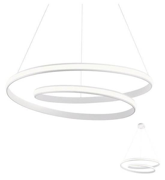 Redo 01-1795 - LED stmievateľný luster na lanku TORSION LED/40W/230V biela