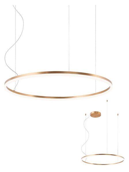 Redo 01-1713 - LED stmievateľný luster na lanku ORBIT LED/55W/230V bronz