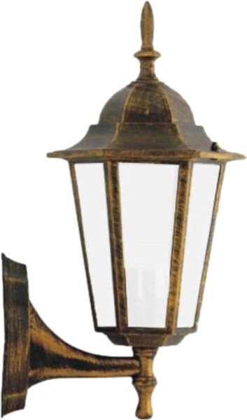 Záhradné nástenné svietidlo LIGURIA-LT top 1xE27 Patina - GOLDLUX (Polux)
