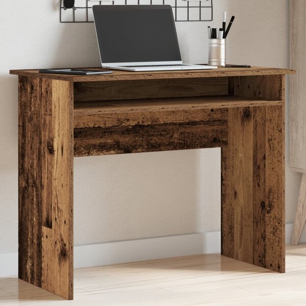 Maison Exclusive - písací stôl v štýle starého dreva 90x50x74 cm drevený materiál