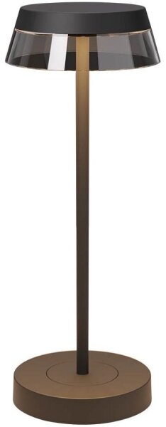 Redo 90312 - LED Stmievateľná stolná lampa ILUNA LED/2,5W/5V 3000 mAh IP65 čierna