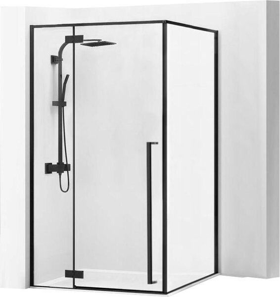 Sprchový Kút FARGO Black 90x120