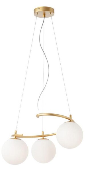 Redo 01-2715 - Luster na lanku VOLLEY 3xE14/28W/230V zlatá