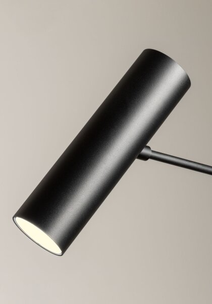 Redo 01-2695 - LED Stmievateľná stojacia lampa PICAS LED/12W/230V čierna