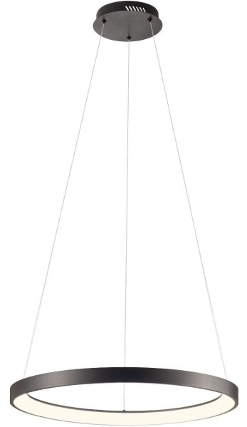 Redo 01-2674- LED Stmievateľný luster na lanku ICONIC LED/50W/230V pr. 58 cm čierna