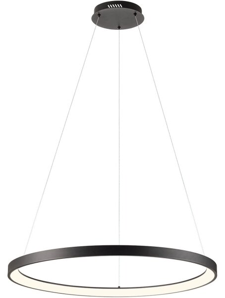 Redo 01-2677- LED Stmievateľný luster na lanku ICONIC LED/60W/230V pr. 78 cm čierna