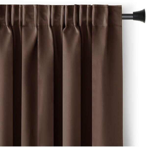 Hnedý dimout záves 140x175 cm Kierra – Restilo