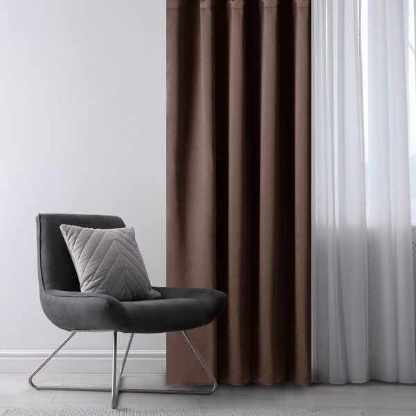Hnedý dimout záves 140x175 cm Kierra – Restilo
