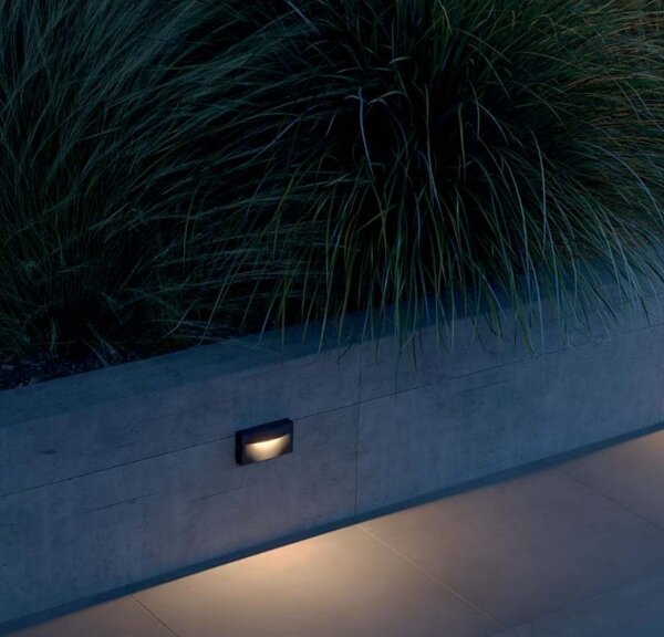 Redo 90426 - LED Vonkajšie nástenné svietidlo POLIFEMO LED/8W/230V IP65 antracit