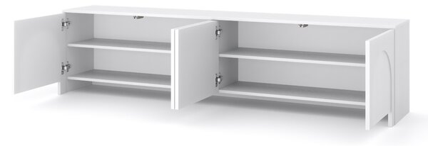 Vivaldi TV stolek Arco 204 cm bílý