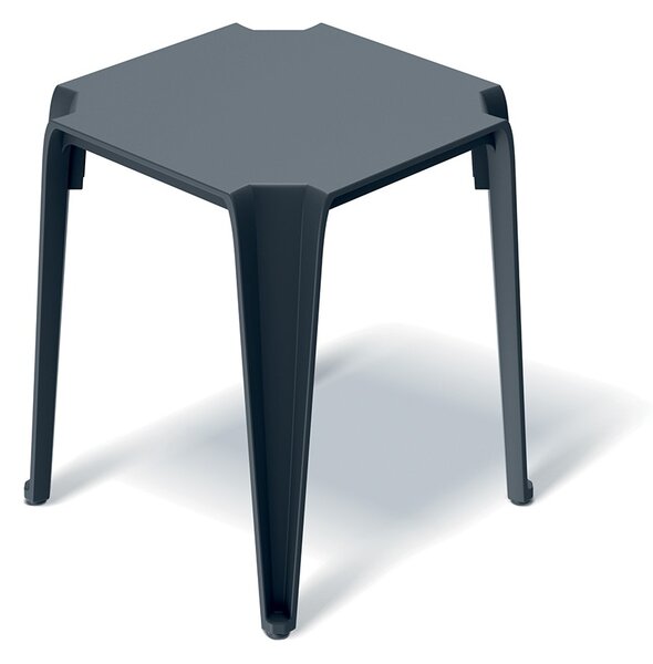 Prosperplast Záhradný odkladací stolík Lotties 39,6x39,6x46,5 cm grafitový