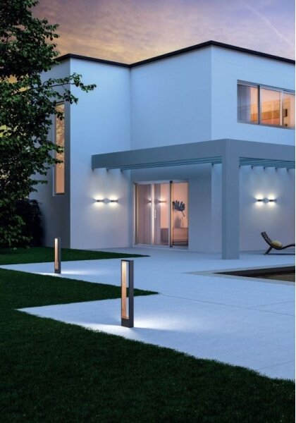 Redo 90508 - LED Vonkajšie nástenné svietidlo WALD LED/10W/230V IP65 antracit